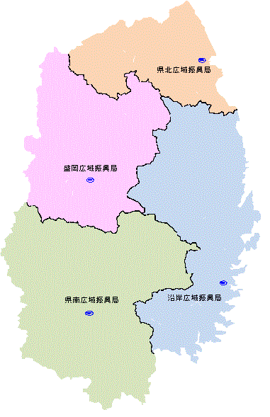 地域別の地図