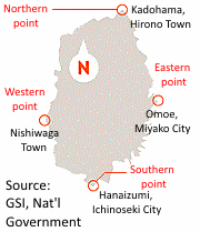 image of latitude and longitude coordinates