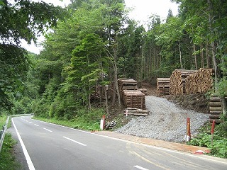 林業振興に貢献する八戸川内線の写真