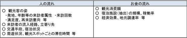 表：調査項目