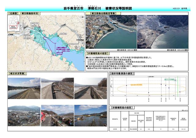 津軽石川被害状況等説明図p1