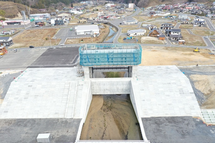 写真：大沢川水門2