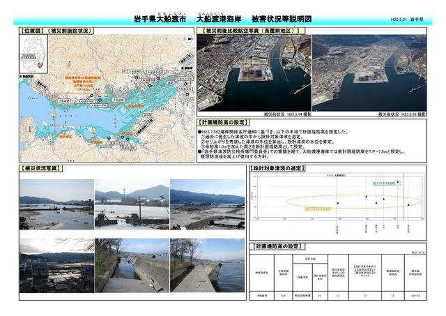 大船渡港海岸被害状況等説明図p1