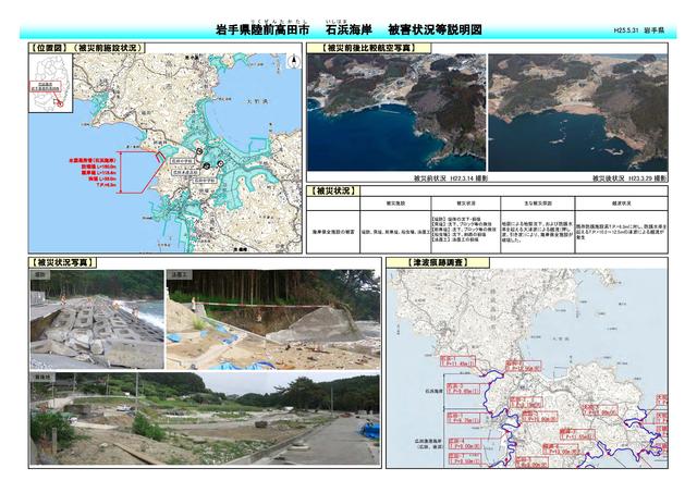 石浜海岸被害状況等説明図p1