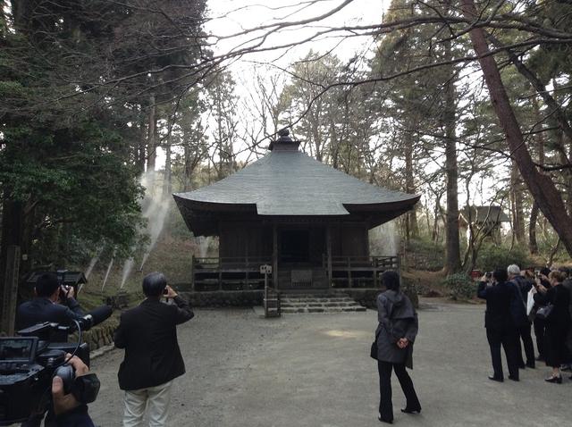 写真：中尊寺消火訓練