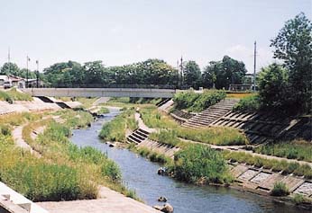 一級河川諸葛（もろくず）川の写真