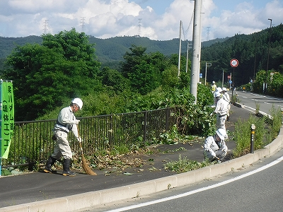 平成30年7月31日　簗川ダム付替国道クリーン作戦　写真3