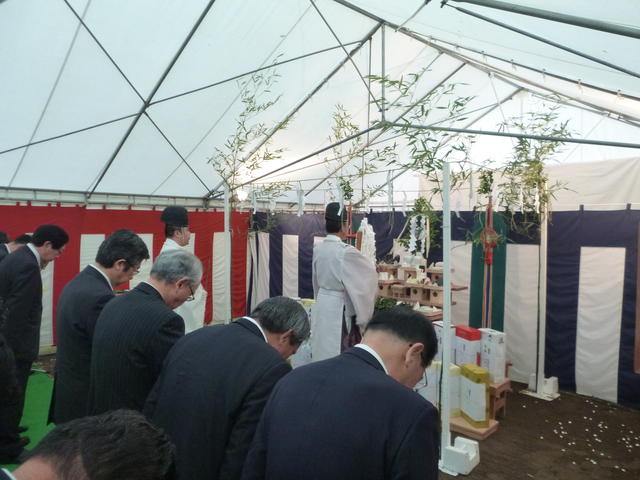 写真:安全祈願祭