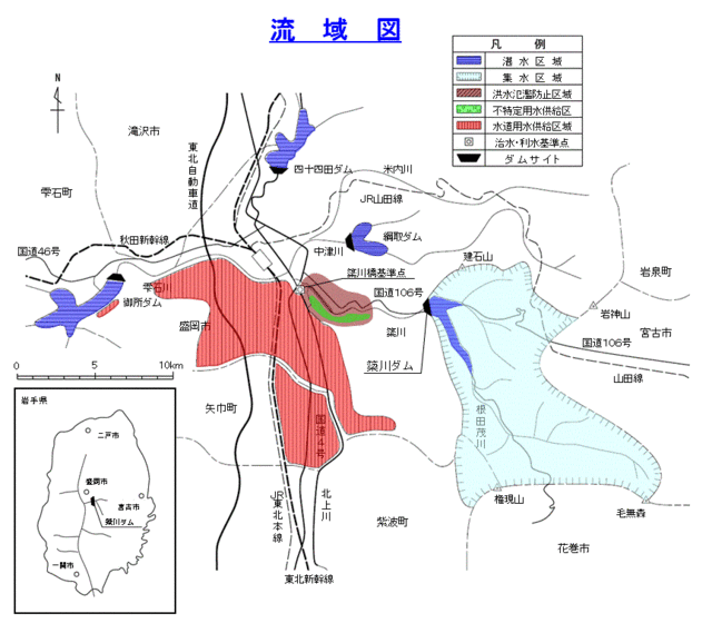 流域図