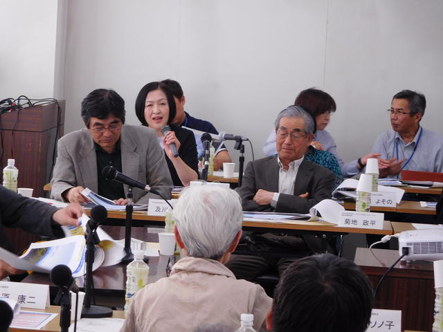 第2回委員会審議状況（川村委員からの橋桁の色彩に関する意見）の写真