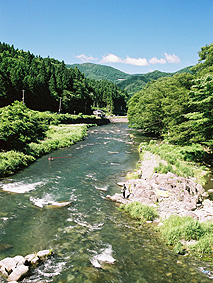 写真：普段の気仙川