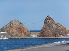 小袖海岸夫婦岩の写真
