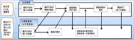 図：規制違反に係る調査の流れ