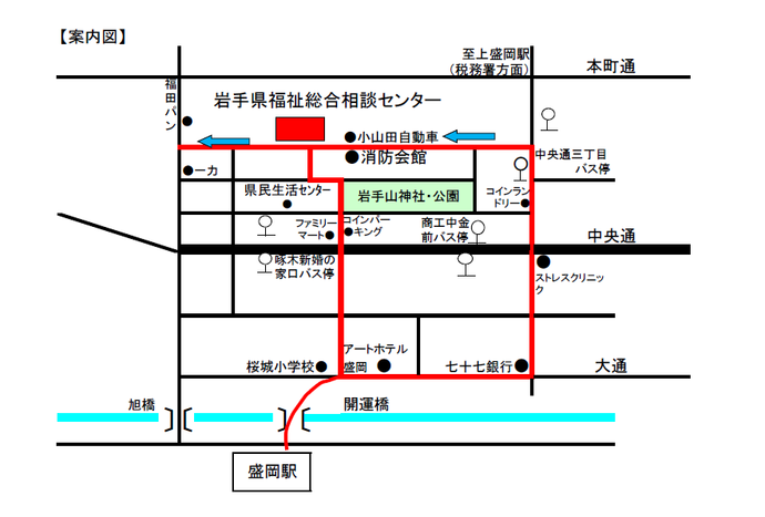 地図福祉総合相談センターはこちらです