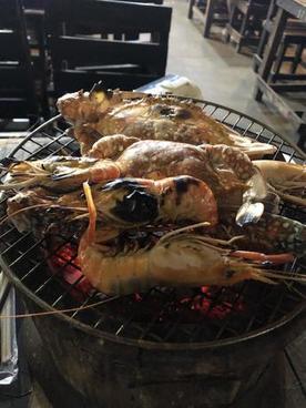 タイの海鮮焼きの写真