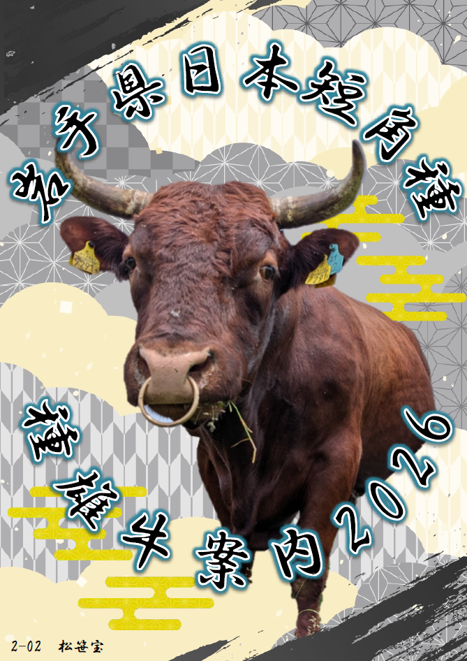 日本短角種種雄牛案内