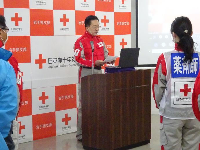 日本赤十字社災害救護訓練写真