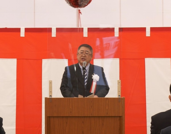 山本宮古市長挨拶の写真