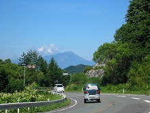盛岡市簗川字栃沢　区界峠付近から見る岩手山の景観