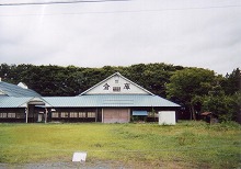 矢巾駅西側（駅から徒歩5分程）から見る徳田倉庫の景観