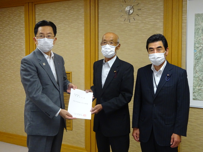 岩手県町村議会議長会要望写真