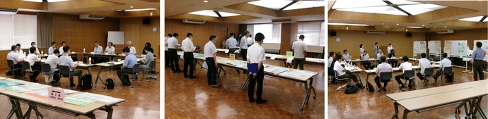 岩手県統計グラフコンクール 最終審査会の様子