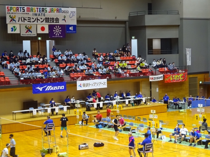 写真：バドミントン競技会