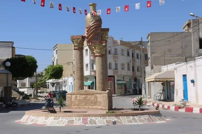 チュニジアの街並みの写真
