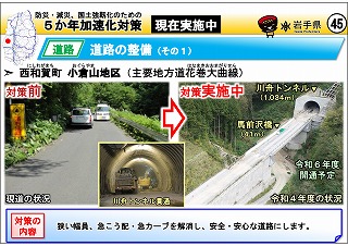 道路の整備（西和賀町 小倉山地区）