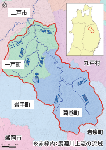 特定都市河川流域図