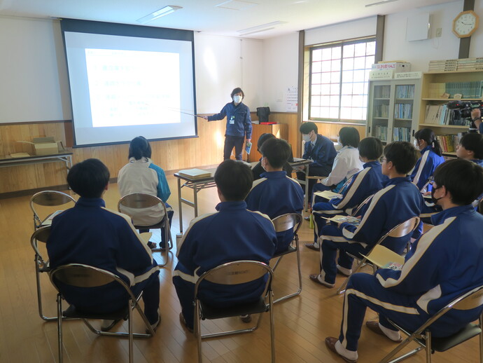 建設業及び道路メンテナンスについて座学