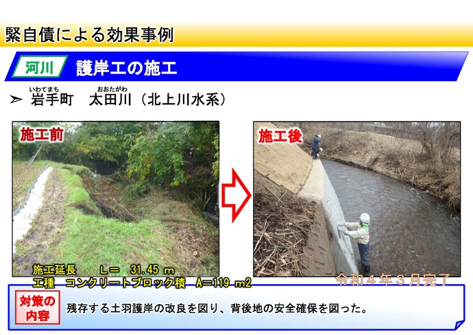 【令和7年5月16日掲載】県内全域で、災害の発生予防や、災害の拡大防止のための河川事業が進められています！