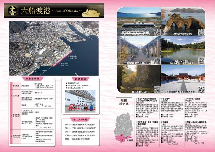 【令和7年8月1日掲載】クルーズで行くいわての旅 CRUISE to IWATE ～Port of Ofunato～