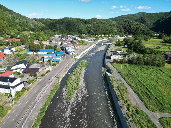 【令和7年5月1日掲載】平成28年台風第10号豪雨災害に伴う岩泉町小本川の改良復旧工事の状況を、現地の写真でお知らせします！