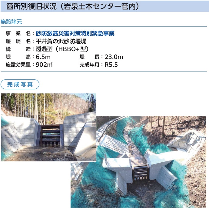 【令和7年5月21日掲載】令和元年東日本台風で発生した土砂災害に対する発災から事業完了までの流れを取りまとめた記録誌を作成しました！