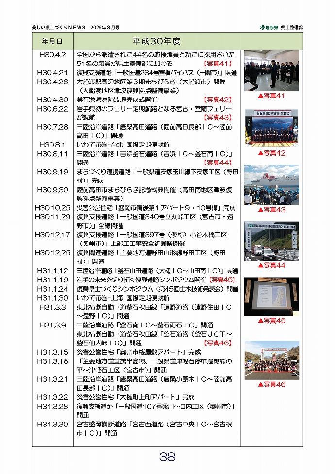 東日本大震災津波から15年 岩手県県土整備部 これまでの取組状況