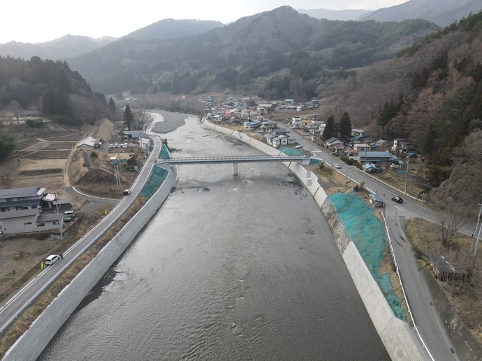【令和7年5月12日掲載】平成28年台風第10号豪雨災害に伴う岩泉町小本川の改良復旧工事の状況を、現地の写真でお知らせします！