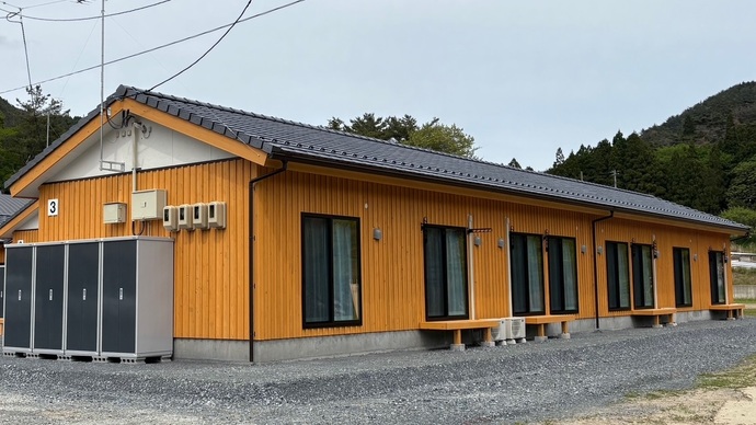 【令和7年5月16日掲載】大船渡市の林野火災に係る蛸ノ浦地区の建設型応急仮設住宅が完成しました！