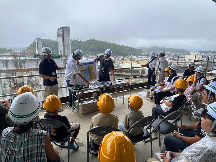 8月2日閉伊川水門見学会