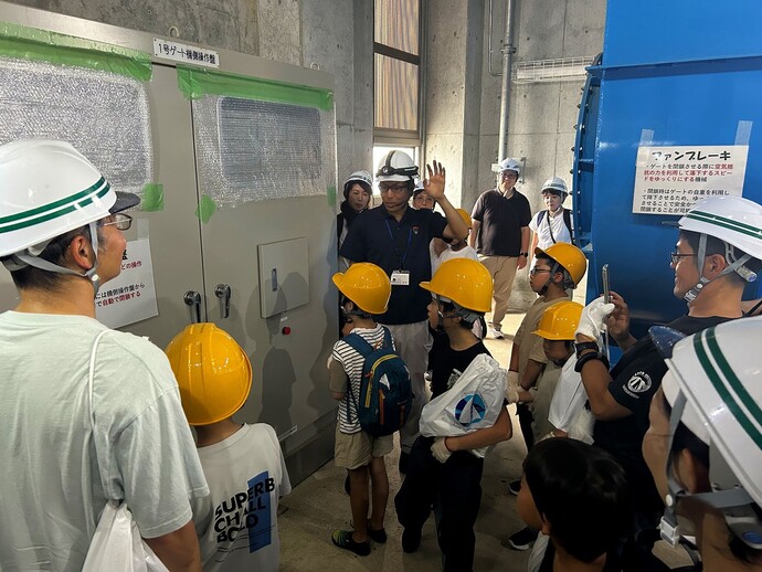 8月2日閉伊川水門見学会