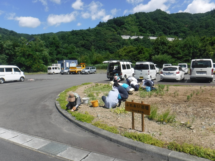 【令和7年7月28日掲載】胆沢ダム下流「桜の回廊の環境づくり」へ参加しました！