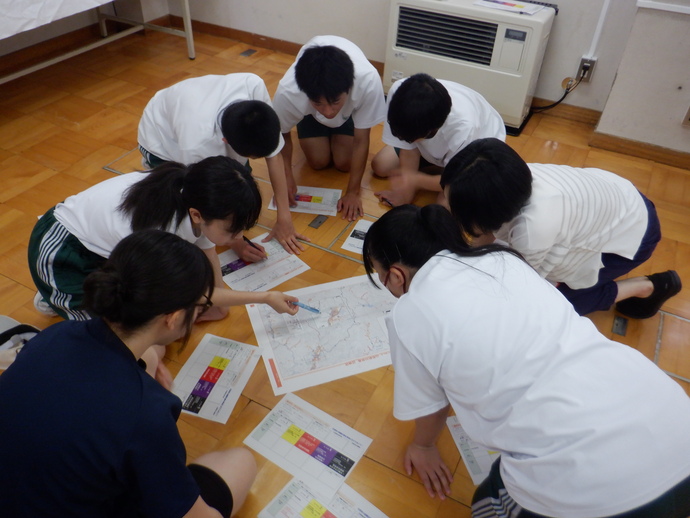 砂防出前講座の様子
