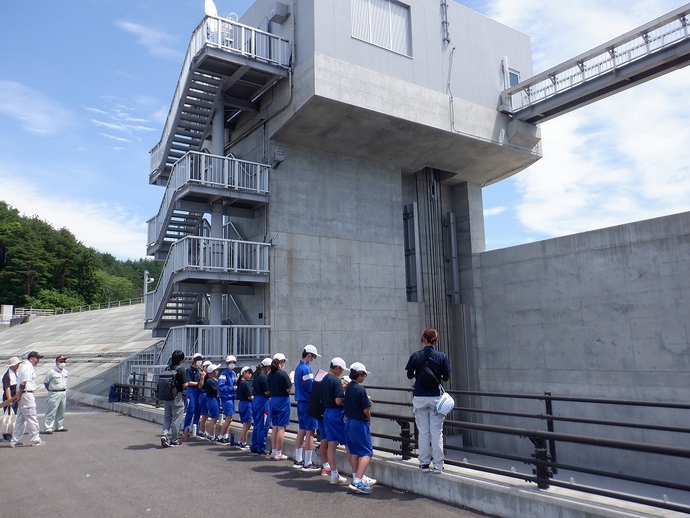 水門見学
