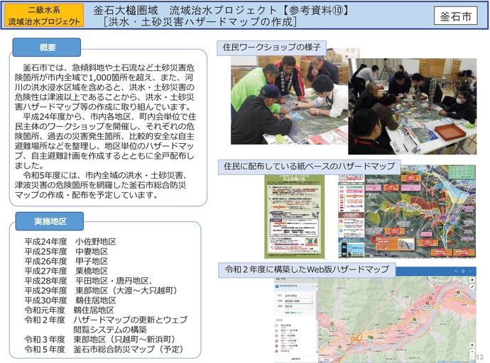 【令和7年10月21日掲載】岩手県内の流域治水プロジェクトを紹介します!~「釜石大槌圏域流域治水プロジェクト」