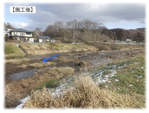 【令和7年12月26日掲載】洪水被害の発生リスク低減のため、河川の堆積土砂撤去や立木伐採を進めています！