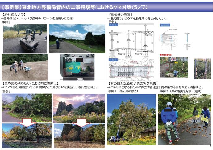 【令和7年12月16日掲載】工事現場におけるクマ被害の未然防止に向けた取組みの参考としてください！
