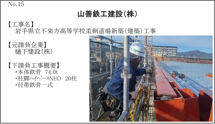 【令和7年12月4日掲載】令和7年度の岩手県優良下請負企業が決定！おめでとうございます！