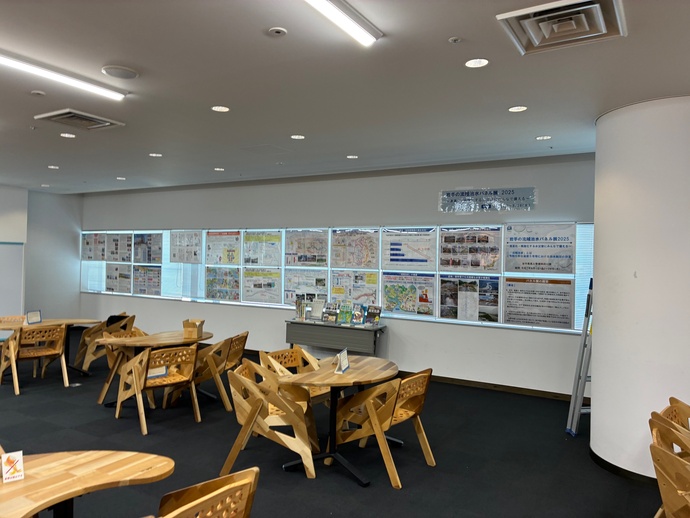 【令和7年8月25日掲載】岩手県立図書館で「岩手の流域治水パネル展2025～激甚化・頻発化する水災害にみんなで備える～」を開催中です！