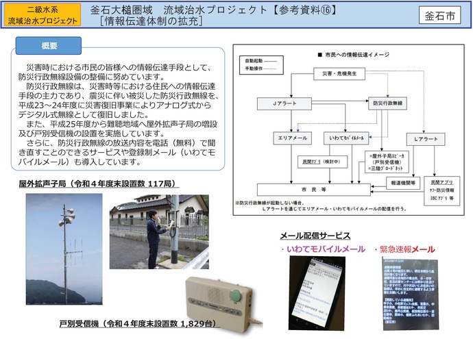 【令和7年10月29日掲載】岩手県内の流域治水プロジェクトを紹介します！～「釜石大槌圏域流域治水プロジェクト」