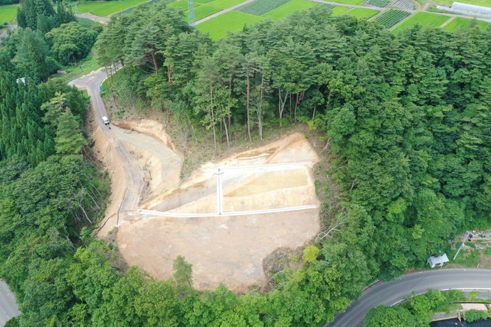 【令和7年10月1日掲載】岩手県二戸市 主要地方道二戸五日市線の柿ノ木平地区で道路整備事業を進めています！